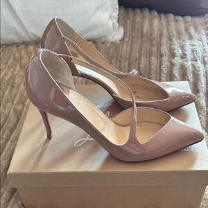 Christian Louboutin Jumping 85 patent Nude